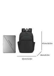 1pc 18 5in 12 6in 6 3in Fashionable Men s Multifunctional Backpack Handbag Shoulder Bag Large Capacity Scratch Abrasion Resistant Material Suitable For Travel Business Trip Commuting Adjustable Should