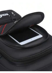 حقيبة ظهر رياضية أزياء كاموفلاج فخمة كبيرة الحجم، حقيبة ظهر خفيفة الوزن مطبوعة، حقيبة ظهر سحاب متعددة الجيوب