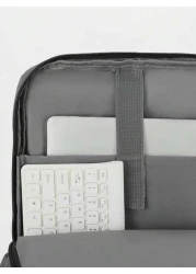 New Fashionable Simple Solid Color Large Capacity Backpack For Business Travel Luggage Bag Short Distance Multi Pocket Business Computer Bag Commuter Backpack Unisex