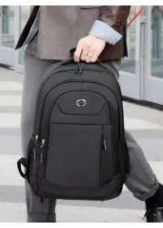 حقيبة ظهر رجالية بسيطة متعددة الاستخدامات سعة كبيرة حقيبة سفر للرجال والنساء للوقت الحر