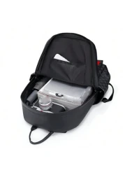 17 Inch Medium Laptop Backpack Geometric Pattern Buckle Design Pu Camping Bag Schoolbag College School Casual Backpack Laptop Backpack Commute Lightweight Flap Backpack S Leather Bag Student Travel Mu