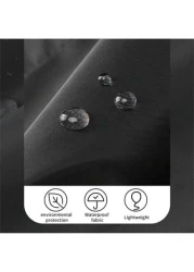 1pc Men s Backpack New Fashion Roll Top Flap Double Strap Backpack Large Capacity Business Casual Sports Outdoor Travel Waterproof Nylon Solid Color Music Festival Gift