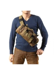 NYXIA Versatile Waterproof Crossbody Bag Outdoor Portable Chest Bag Bicycle Bag High Quality Nylon Waist Bag With Adjustable Strap For Outdoor Adventures Camping Daily Use Bag Students University Bag