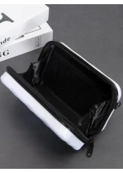 حقيبة كتف عبر الجسم صغيرة بسيطة على شكل معين، مقاومة للماء، قشرة صلبة من البي في سي للرجال، حقيبة جامعة متعددة