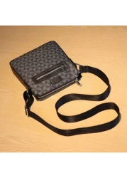 حقيبة رجالية أعمال مربعة صغيرة، حقيبة كاجوال للكتف وعبر الجسم، حقيبة عبر الجسم ،حقيبة حزام ،حقيبة صدر مع فتحة