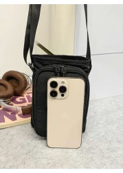 حقيبة كتف صغيرة للرجال ، حقيبة كروس بودي ، محفظة ، جراب هاتف