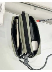 Fashionable Simple Large Capacity Solid Color Korean Version Versatile Shoulder Bag Sports And Leisure Crossbody Bag Suitable For Work School Shopping Travel Commuting Water Cup Umbrella Unisex Holida