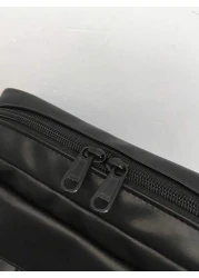 حقيبة كتف متعددة الوظائف مقاومة للماء بشعار للرجال للاستخدام في كل الفصول، حقيبة صدر، حقيبة خصر، حقيبة سفر، ح