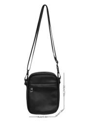 peach tree Solid Peach Color PU Mini Crossbody Bag Christmas Men Bag Vacation Travel Essentials Dad Gifts Retro Bag Vintage Shoulder Bag Messenger Bag Tote Bag Side Bags For Men Funny Gifts Gifts For