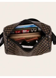 Men s Crossbody Bags Multifunctional Small Bags Shoulder Cylinder Bucket Bags Crossbody Bags Shoulder Backpacks Holiday Travel Essentials Bookbags College Summer Gifts Boyfriends Bookbags Ancient Coin