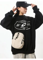 حقيبة مربعة صغيرة عصرية متعددة الاستخدامات للرجال 2025، حقيبة كروسبودي كاجوال بسيطة، حقيبة كتف مقاومة للماء لل