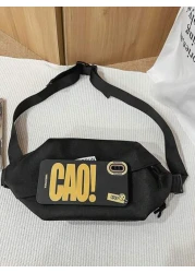 حقيبة صدر كاجوال عتيقة للجنسين، حقيبة رياضية متقاطعة للرجال، حقيبة بيلي للكتف