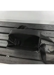 Unisex Magnetic Tape Design Small Square Crossbody Shoulder Bag Fashionable Casual Camera Bag For Men Women