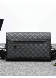 Men s Classic Square Box Crossbody Bag Business Shoulder Bag Sling Bag Small Messenger Bag Fit Underclassmen Father s Day Gift Valentine s Day Gift Travelling Commuting