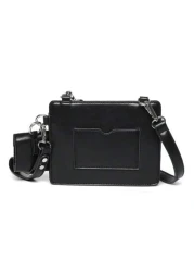 Men s Stylish Crossbody Bag With Coin Purse Square Shoulder Bag Side Bag Sling Bag For Father s Day Gift Commuting Valentine s Day Gift Mini Bag