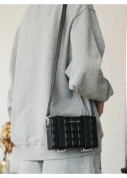 peach tree Minimalist Solid Peach Tree Mini Box Shoulder Bag Gifts For Men Valentine Day Vintage Black Bag Travel Essentials Holiday Essentials Bag For Men Camping Sling Bag For Men Stickers Bags Wint