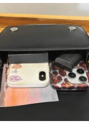 Crossbody Mini Bag Sling Bag Shoulder Bag Square Bags Messenger Bags Mini Multi Layer Black Small Travel Phone Bag Messenger Bag Gift Sling Bag For Men