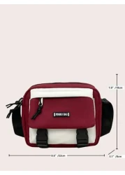 Black Small Square Bags Daily Supplies Bookbags Crossbody Bags Sports Bags High School Students College Students Travel Bags