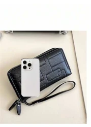 محفظة عملية أنيقة متعددة الاستخدامات، محفظة لحمل بطاقات البنك للسفر والتسوق الكاجوال للرجال