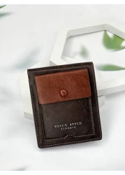 HOVI'S محفظة قصيرة للرجال - موضة عصرية كاجوال كلاسيكية لطلاب الجامعة | محفظة شباب أعمال جديدة متعددة الفتحات مصمم