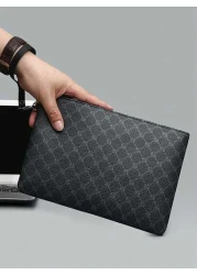 Printed PU Leather Men s Clutch Wristlet Handheld Bag One Piece Commute Graduation Gifts Freshman Man Bag Handbag Clutch Bag Wristlet Bag Organizer Storage Wallet Purse Gifts Fall Christmas Scream Men