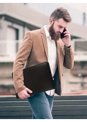 قطعة واحدة محفظة أعمال DIY من الجلد الصناعي بسحاب مع لوح كتابة بحجم الرسالة والحافظة A4، ملف وحافظة منظمة مقابلة