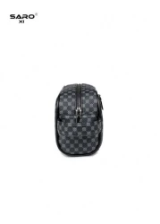 saroxi حافظة يد/معصم ذات سعة كبيرة للرجال، موضة عصرية للسفر والرحلات الخارجية، تخزين كبير محمول، بتصميم بسيط وأن