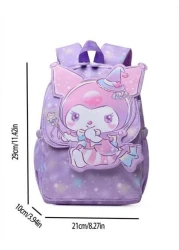 Sanrio حقيبة مدرسية ساناريو هالو كيتي, حقيبة مدرسية للفتيات ذات طابع مميز وكيوت لرحلات الفتيات