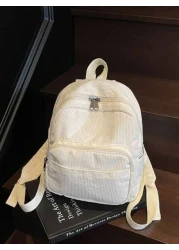 1pc Back To School Backpack Fashionable And Casual Backpack Large Capacity Backpack Suitable For Daily School Very Suitable For Campus Classes Taking Pictures Birthday Gifts Suitable For Daily Shoppin