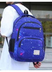 حقيبة كتف جديدة لعام 2025، حقيبة مدرسية على الطراز الإنجليزي، حقيبة مدرسية خفيفة للأطفال مع حماية للظهر وخفض حم