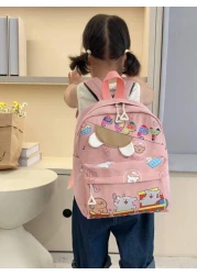 1pc Back To School Backpack Casual College Backpack Cute Cartoon Capybara Backpack Suitable For Daily School Very Suitable For Campus Class Photo Taking Birthday Gifts Suitable For Daily Shopping Shop