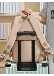 حقيبة ظهر مطبوعة برسوم كرتونية للطالبات بالمرحلة الثانوية أو الجامعية، حقيبة سفر تخفض الوزن