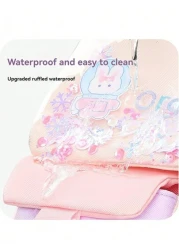 New Kids Children School Backpack 6 12 Years Old Cute Waterproof Lightweight Double Shoulder Bag For Girls 1st 6th Grade High Capacity