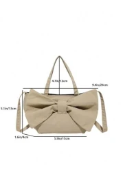 1pc New Cute Girl Niche High End Nylon Shoulder Crossbody Bag And Fashionable New Bag Fresh And Dopamine Color Matching Youthful Girl Style Can Be Cross Body Adjustable Shoulder Strap Casual And Fashi