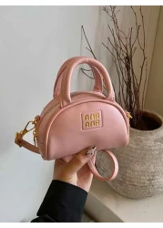 New Mini Tote Bag With Print Solid Color Ultrasmall Crossbody Bag Mini Evening Clutch Makeup Bag Key Bag Handbag