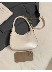 1pc New Fashion Girls Niche Bag Pu Material And Fashionable New Bag Exquisite And Beautiful Small Bag Can Be Cross Body Adjustable Shoulder Strap Casual And Fashionable Very Suitable For Taking Out To