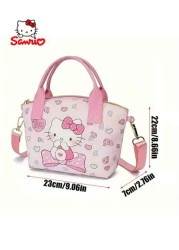 Sanrio قطعة واحدة حقيبة تسوق متعددة الإستخدامات اليابانية مع شخصيات هالو كيتي وكاريكاتير كيوت كينا مورول،حقيبة