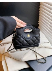 حقيبة يد صغيرة مبطنة جديدة، حقيبة كروس جسم صغيرة بألوان متباينة، حقيبة مخلب أحمر الشفاه، حقيبة مسائية صغيرة