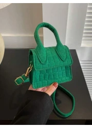 A New Cute Mini Handbag Messenger Bag Versatile Casual Handbag Solid Color Multiple Colors To Choose From Lightweight Coin Purse