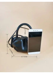 Girls Pleated Cloud Mini Messenger Bag Fashion Small Princess Handbag Gift For Girls Kids Coin Purse