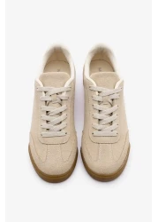 Marjin حذاء رياضي نسائي باللون البيج - حذاء رياضي موديل سيريل