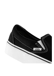 Vans حذاء رياضي Ua كلاسيكي سهل الارتداء ذو منصة سوداء