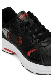 U.S. Polo Assn. Men's Casual Black Sneaker Sneakers