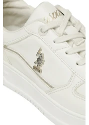 U.S. Polo Assn. حذاء رياضي بيج - المشي اليومي