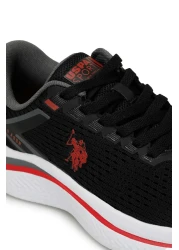 U.S. Polo Assn. حذاء الجري GENESIS 4FX للرجال - أسود