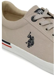 U.S. Polo Assn. حذاء رياضي رجالي باللون البيج من TALON 4FX