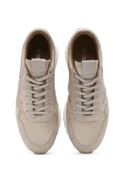 Derimod Men's Beige Lace-Up Leather Sneaker 25Sfd 707414
