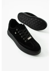 L.A Polo Suede Black Color Men's Sneaker