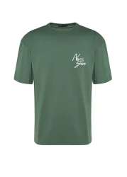  Collection Green Oversize PrinTed T-Shirt - 100% Tiny TMNSS20TS1099