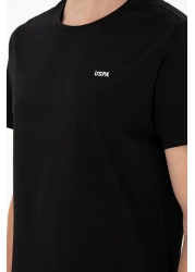 U.S. Polo Assn. Men's Regular Fit Crew Neck Black Basic T-Shirt 50284640 -Vr046